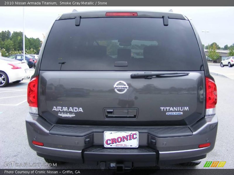 Smoke Gray Metallic / Stone 2010 Nissan Armada Titanium