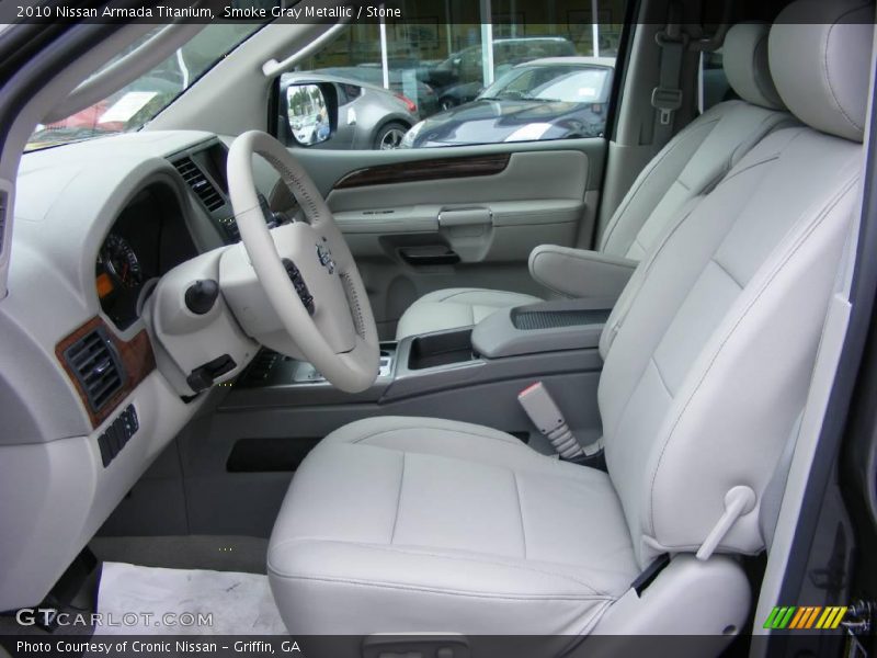 Smoke Gray Metallic / Stone 2010 Nissan Armada Titanium