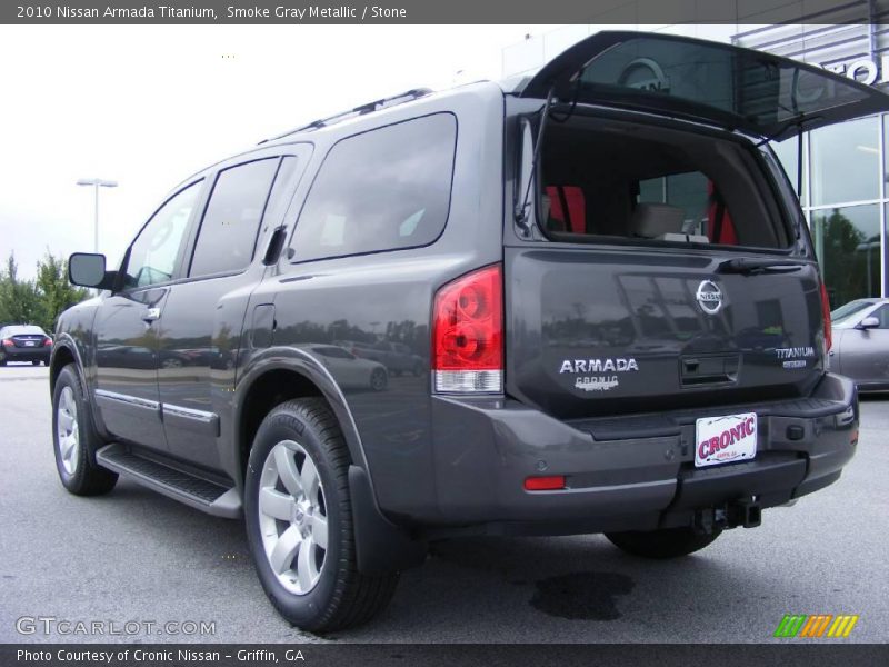 Smoke Gray Metallic / Stone 2010 Nissan Armada Titanium