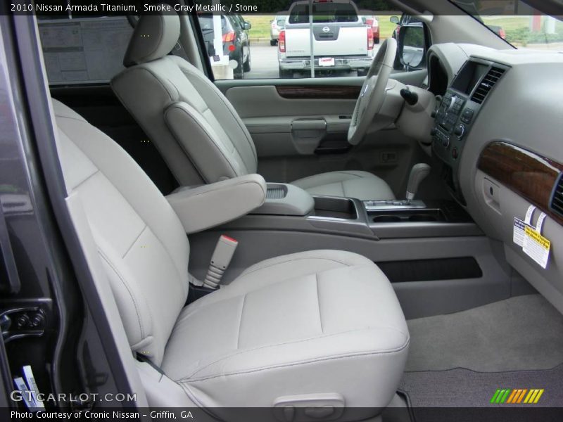 Smoke Gray Metallic / Stone 2010 Nissan Armada Titanium