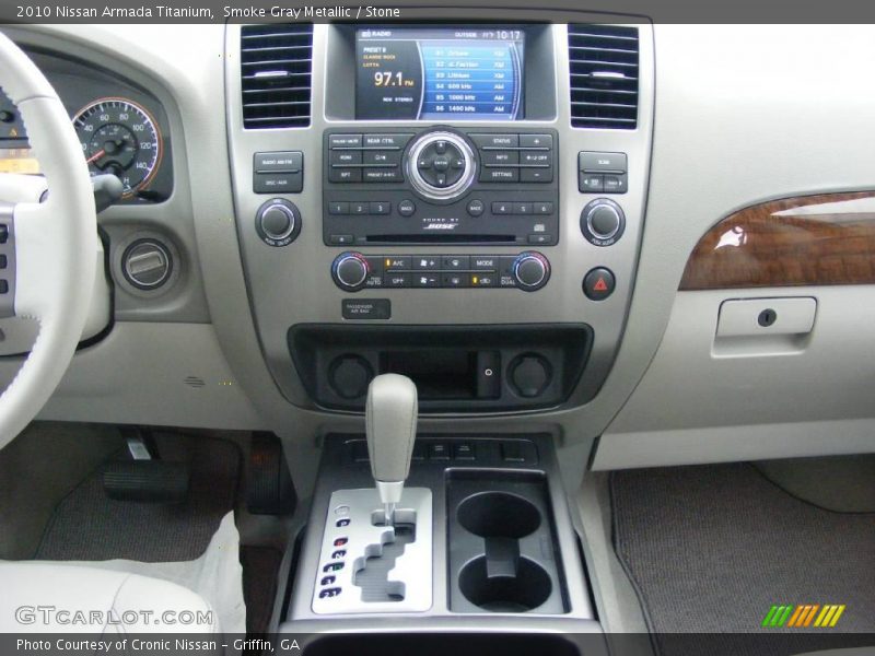 Smoke Gray Metallic / Stone 2010 Nissan Armada Titanium