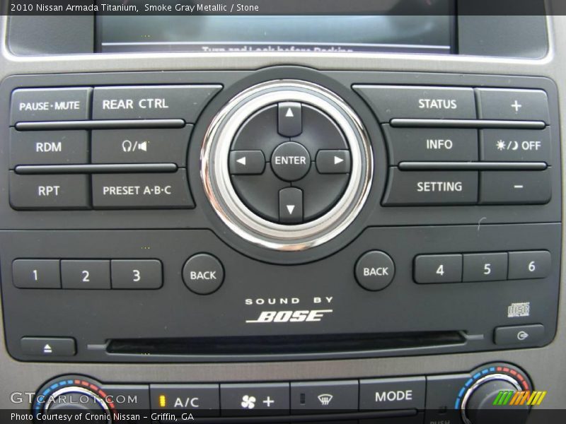 Smoke Gray Metallic / Stone 2010 Nissan Armada Titanium