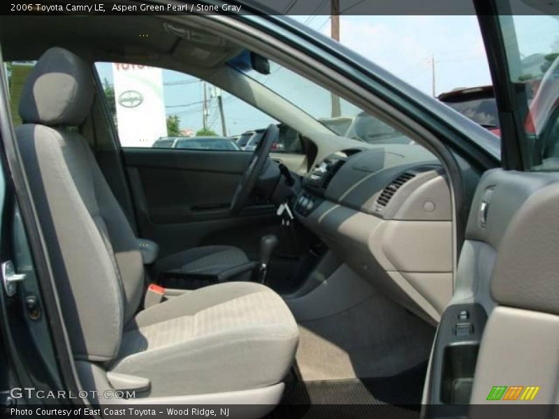 Aspen Green Pearl / Stone Gray 2006 Toyota Camry LE