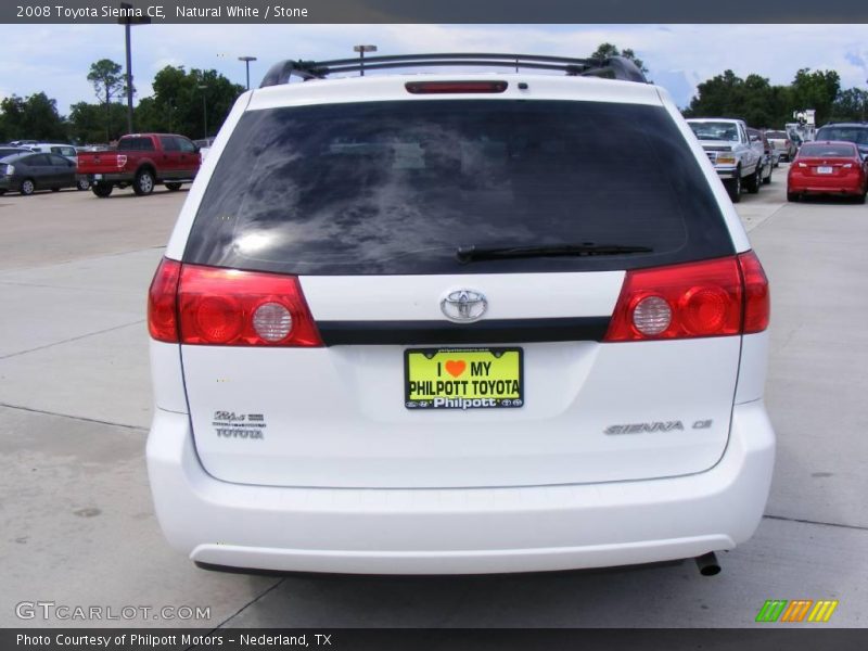 Natural White / Stone 2008 Toyota Sienna CE