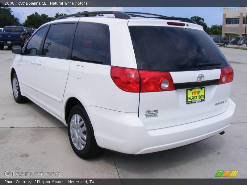 Natural White / Stone 2008 Toyota Sienna CE