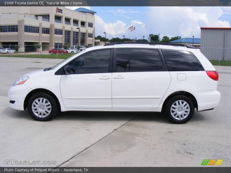 Natural White / Stone 2008 Toyota Sienna CE