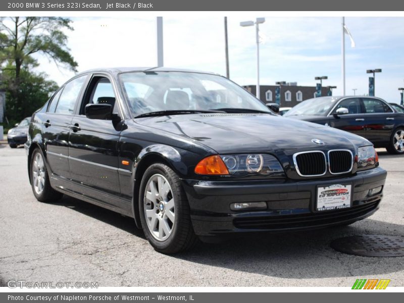 Jet Black / Black 2000 BMW 3 Series 323i Sedan