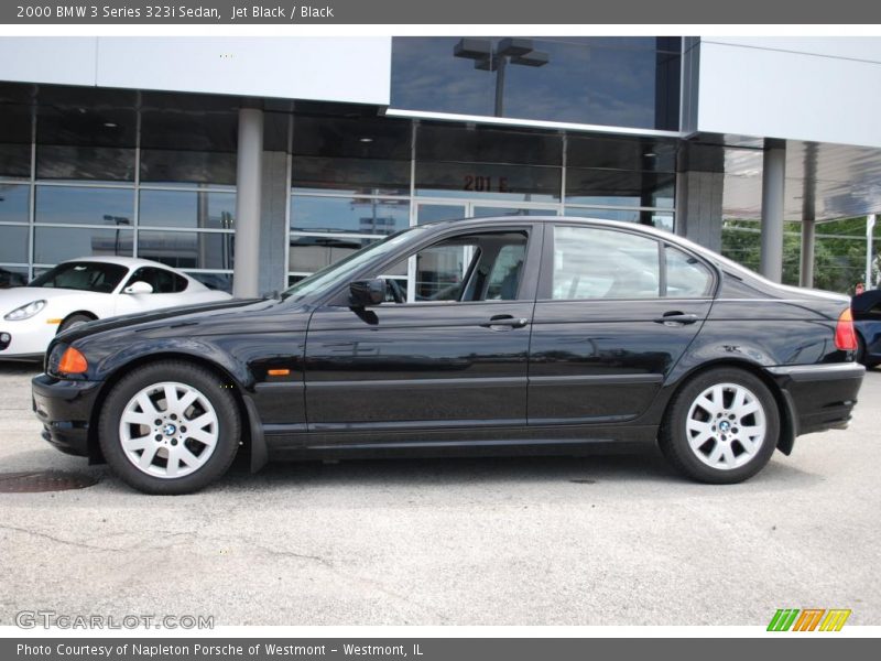 Jet Black / Black 2000 BMW 3 Series 323i Sedan
