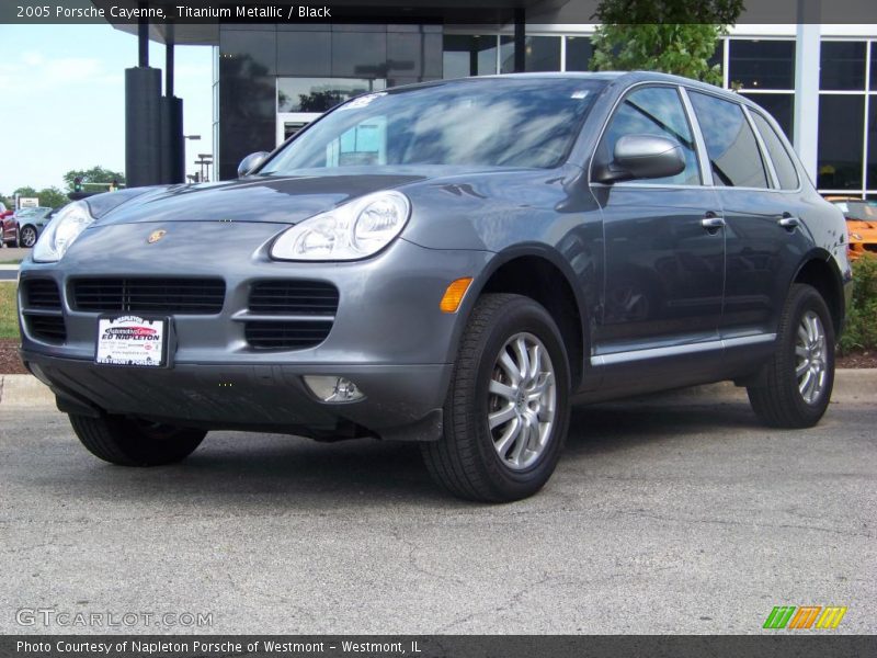 Titanium Metallic / Black 2005 Porsche Cayenne