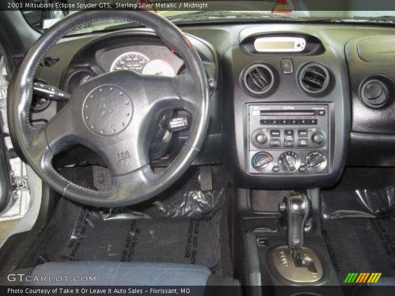 Sterling Silver Metallic / Midnight 2003 Mitsubishi Eclipse Spyder GTS