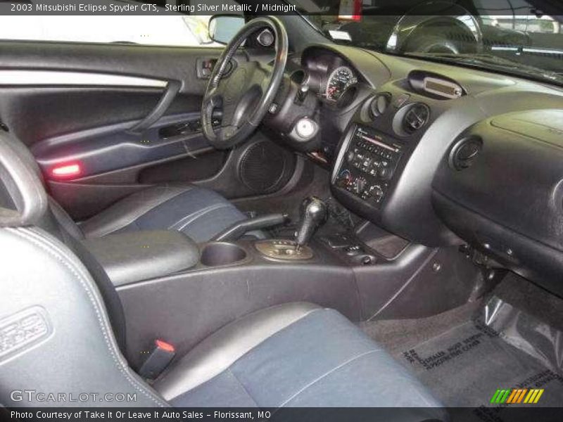 Sterling Silver Metallic / Midnight 2003 Mitsubishi Eclipse Spyder GTS