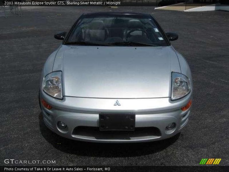 Sterling Silver Metallic / Midnight 2003 Mitsubishi Eclipse Spyder GTS