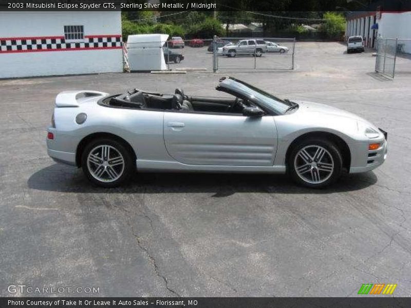 Sterling Silver Metallic / Midnight 2003 Mitsubishi Eclipse Spyder GTS