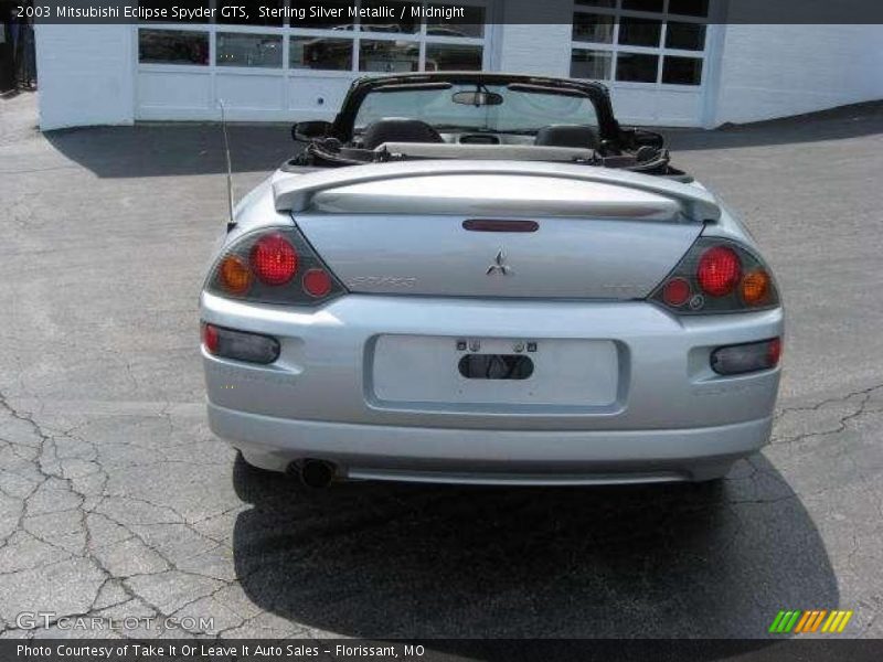 Sterling Silver Metallic / Midnight 2003 Mitsubishi Eclipse Spyder GTS