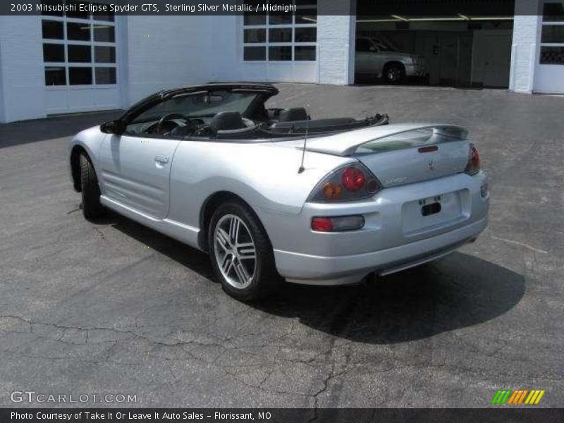 Sterling Silver Metallic / Midnight 2003 Mitsubishi Eclipse Spyder GTS