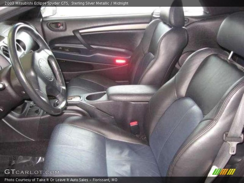 Sterling Silver Metallic / Midnight 2003 Mitsubishi Eclipse Spyder GTS