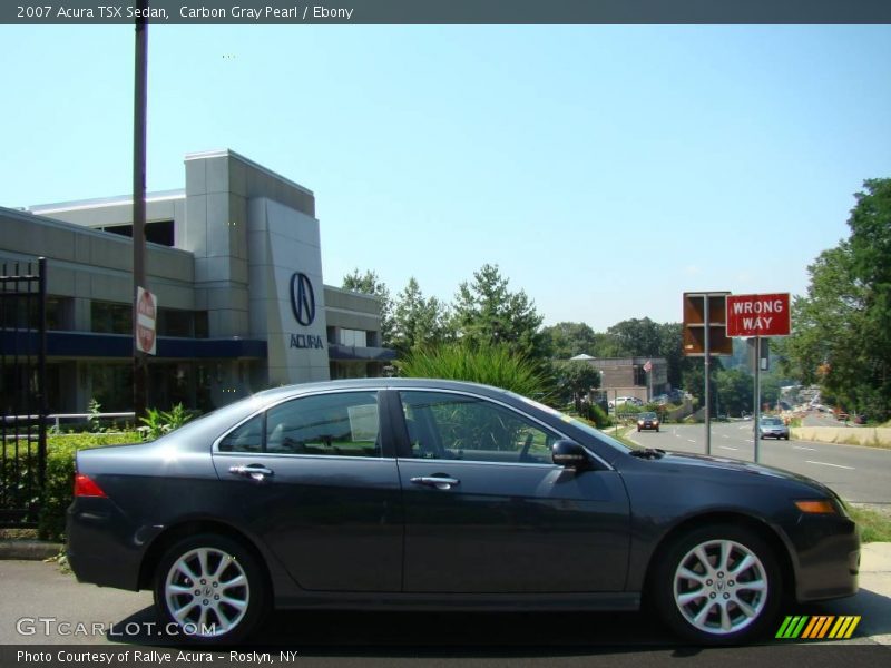 Carbon Gray Pearl / Ebony 2007 Acura TSX Sedan