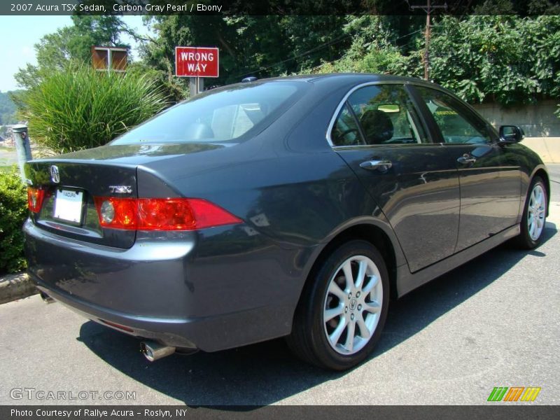 Carbon Gray Pearl / Ebony 2007 Acura TSX Sedan