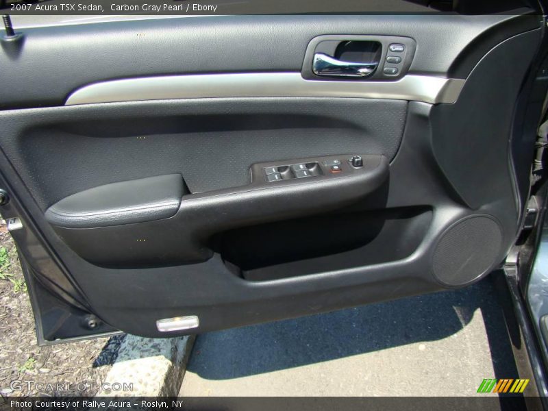 Carbon Gray Pearl / Ebony 2007 Acura TSX Sedan