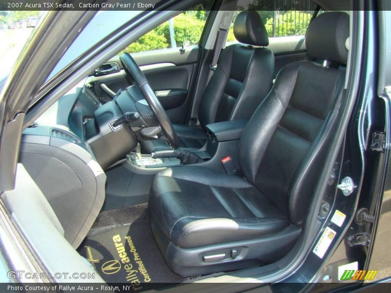 Carbon Gray Pearl / Ebony 2007 Acura TSX Sedan