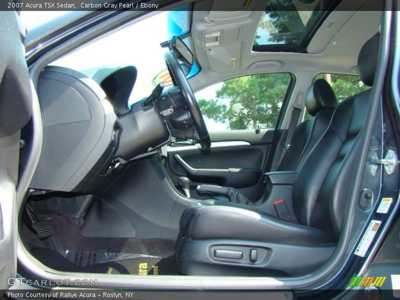 Carbon Gray Pearl / Ebony 2007 Acura TSX Sedan