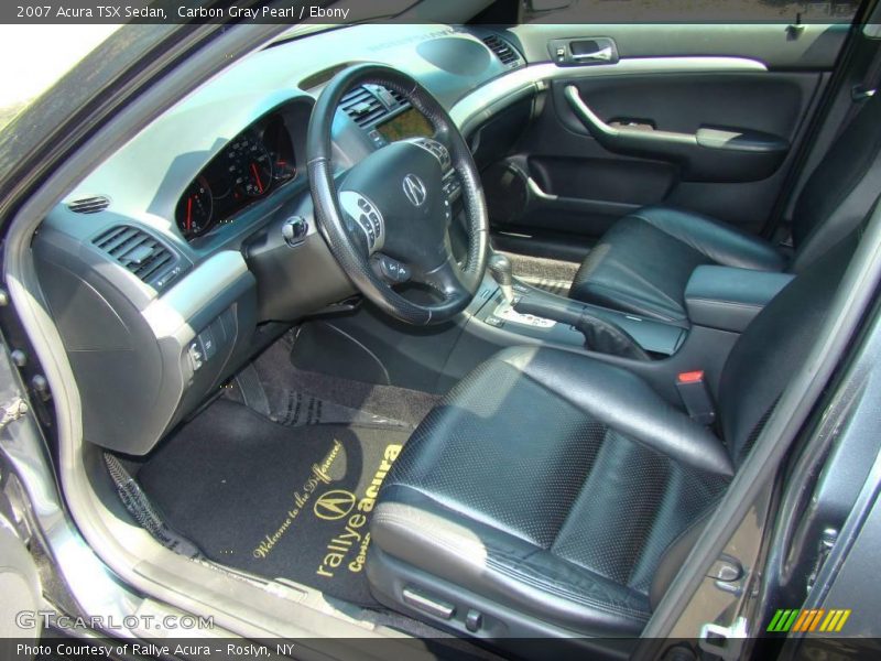 Carbon Gray Pearl / Ebony 2007 Acura TSX Sedan