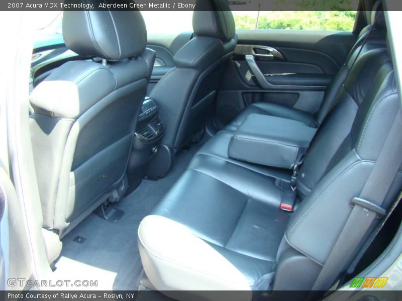 Aberdeen Green Metallic / Ebony 2007 Acura MDX Technology
