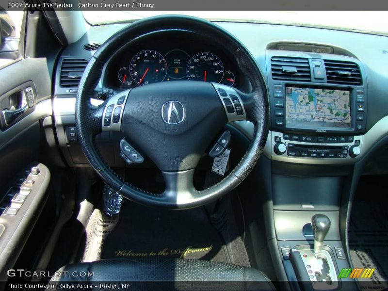 Carbon Gray Pearl / Ebony 2007 Acura TSX Sedan