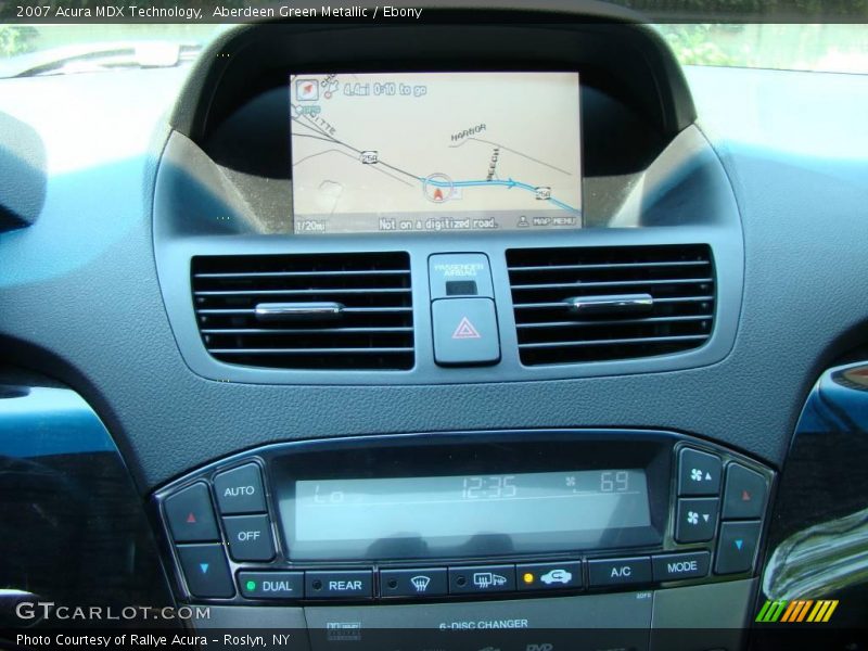 Aberdeen Green Metallic / Ebony 2007 Acura MDX Technology
