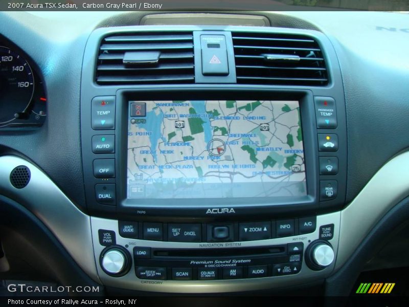 Carbon Gray Pearl / Ebony 2007 Acura TSX Sedan