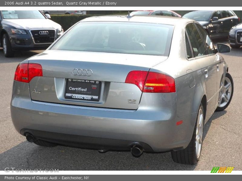 Quartz Gray Metallic / Ebony 2006 Audi A4 3.2 quattro Sedan