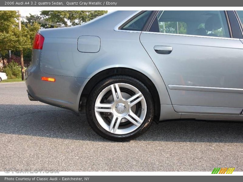 Quartz Gray Metallic / Ebony 2006 Audi A4 3.2 quattro Sedan