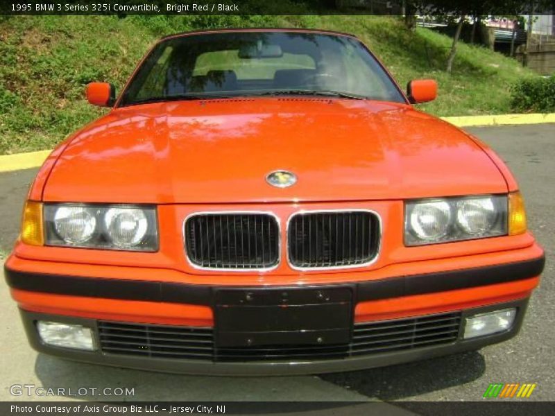 Bright Red / Black 1995 BMW 3 Series 325i Convertible