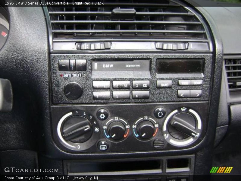 Bright Red / Black 1995 BMW 3 Series 325i Convertible