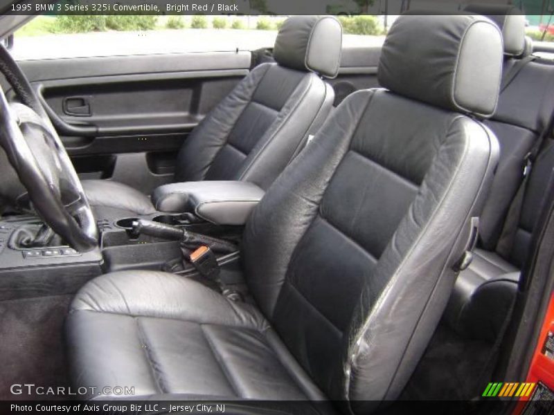 Bright Red / Black 1995 BMW 3 Series 325i Convertible