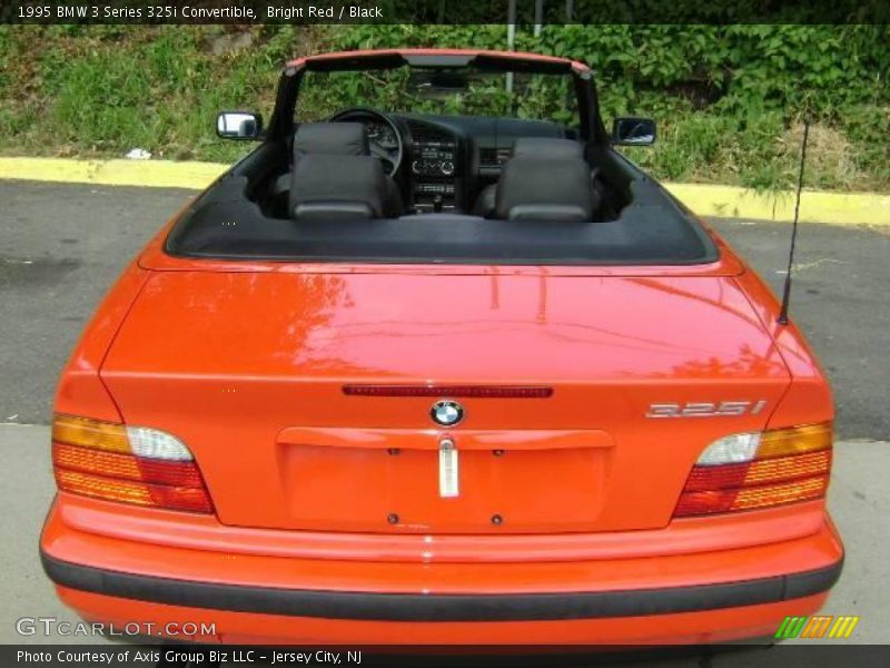 Bright Red / Black 1995 BMW 3 Series 325i Convertible