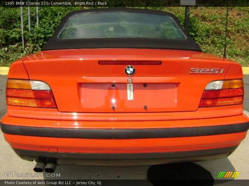 Bright Red / Black 1995 BMW 3 Series 325i Convertible