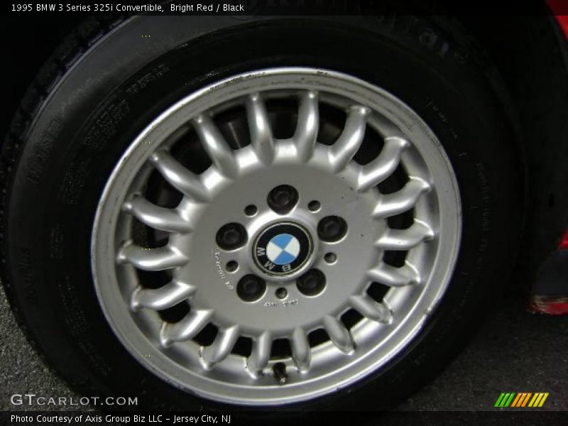 Bright Red / Black 1995 BMW 3 Series 325i Convertible