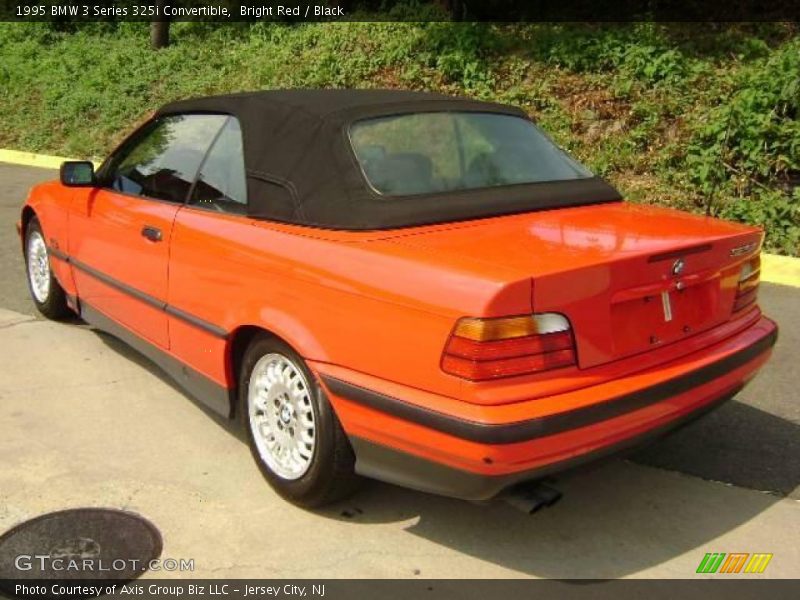 Bright Red / Black 1995 BMW 3 Series 325i Convertible