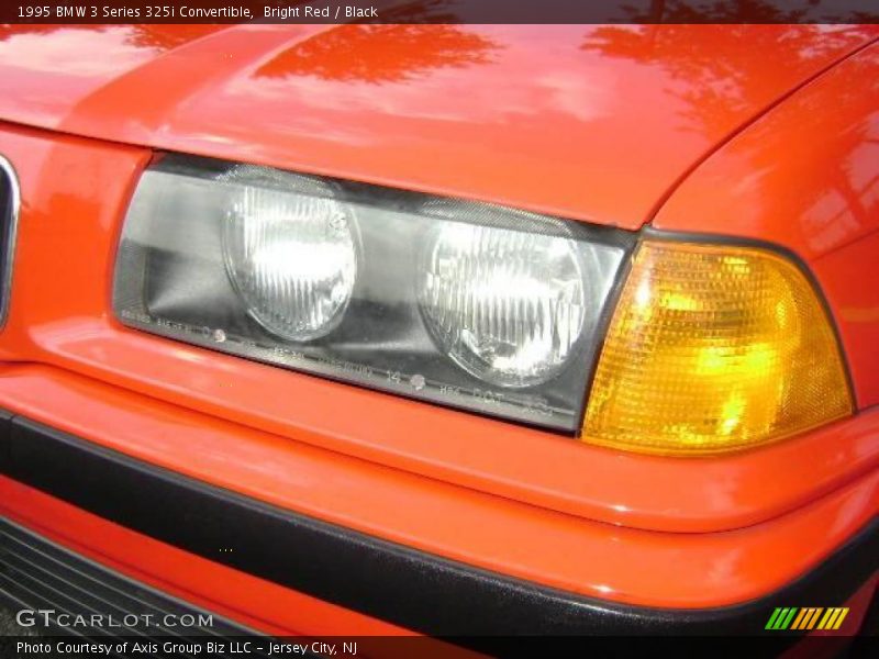 Bright Red / Black 1995 BMW 3 Series 325i Convertible