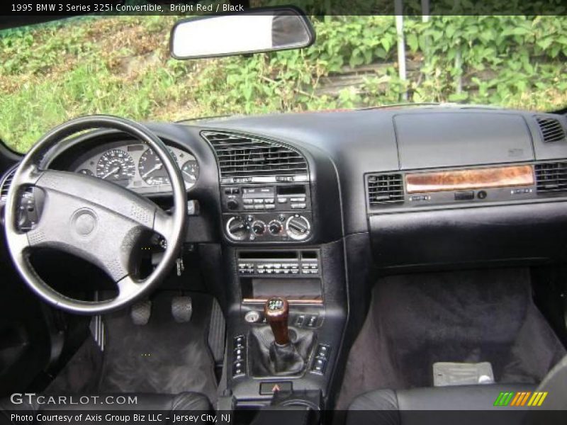 Bright Red / Black 1995 BMW 3 Series 325i Convertible