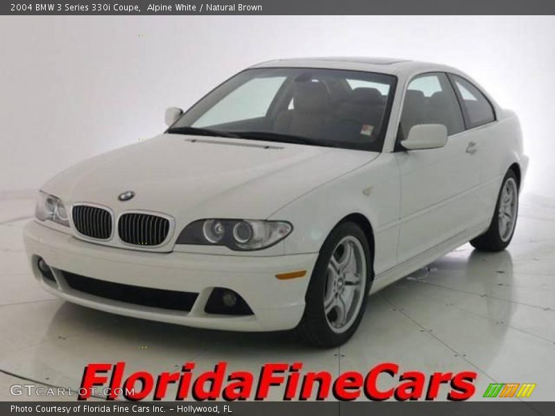 Alpine White / Natural Brown 2004 BMW 3 Series 330i Coupe