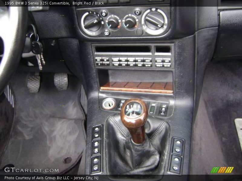 Bright Red / Black 1995 BMW 3 Series 325i Convertible