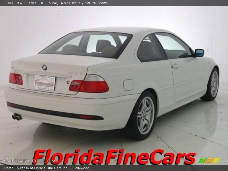 Alpine White / Natural Brown 2004 BMW 3 Series 330i Coupe