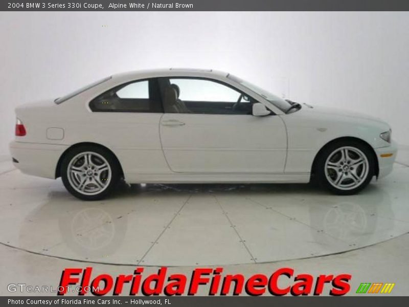 Alpine White / Natural Brown 2004 BMW 3 Series 330i Coupe