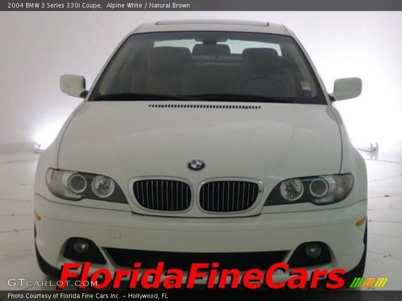 Alpine White / Natural Brown 2004 BMW 3 Series 330i Coupe