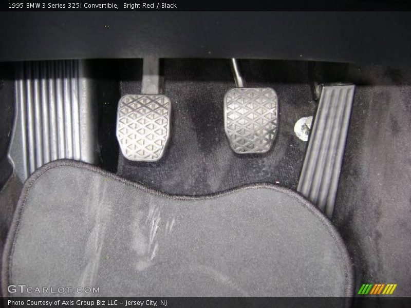 Bright Red / Black 1995 BMW 3 Series 325i Convertible