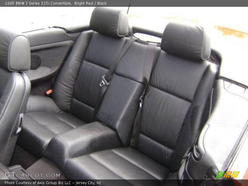 Bright Red / Black 1995 BMW 3 Series 325i Convertible