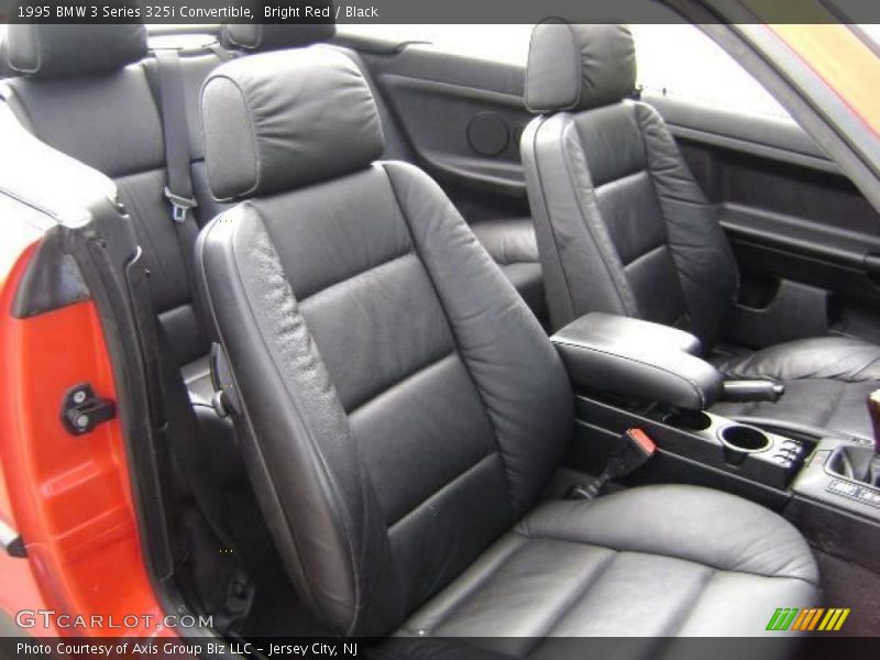 Bright Red / Black 1995 BMW 3 Series 325i Convertible