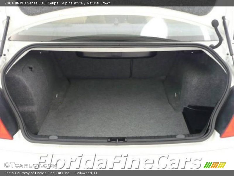 Alpine White / Natural Brown 2004 BMW 3 Series 330i Coupe